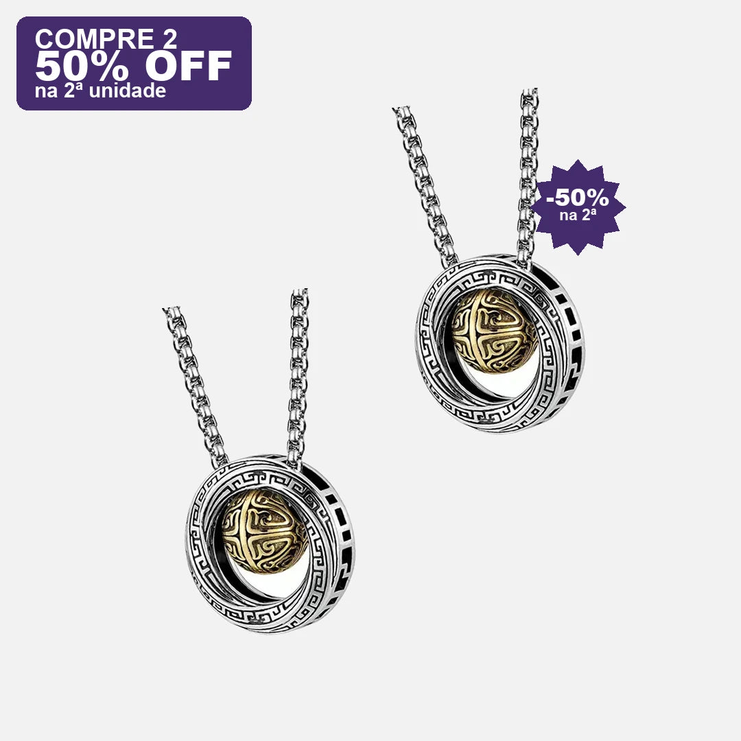 Colar Esferas da Prosperidade — oferta compre 2 · 50% OFF na 2ª