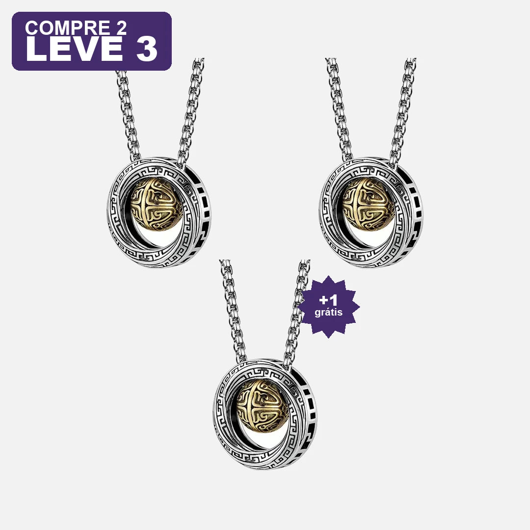 Colar Esferas da Prosperidade — oferta leve 3 pague 2