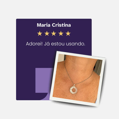 Colar Koi da Sorte em Jade — depoimento de cliente