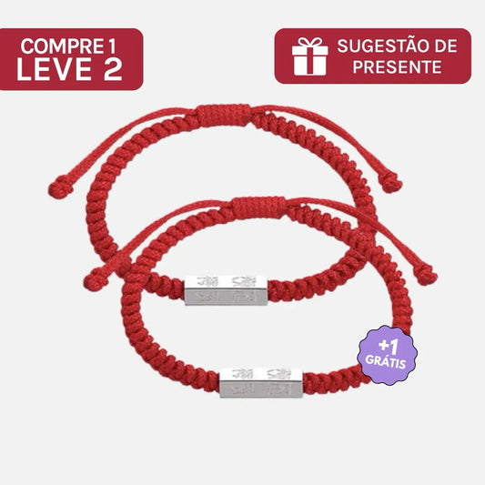 Compre 1 e Leve 2 - Pulseira Vermelha do Guardião Sagrado