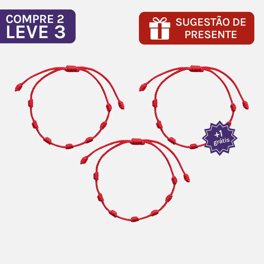 NATAL AURHA: Compre 2 e Leve 3 Pulseiras dos 7 Nós