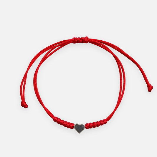 Pulseira Coração do Amor e Proteção Prateado — foto principal