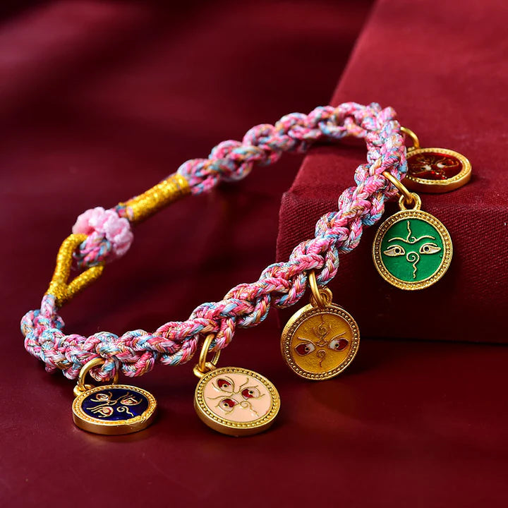 Pulseira Tibetana Cinco Deuses da Riqueza