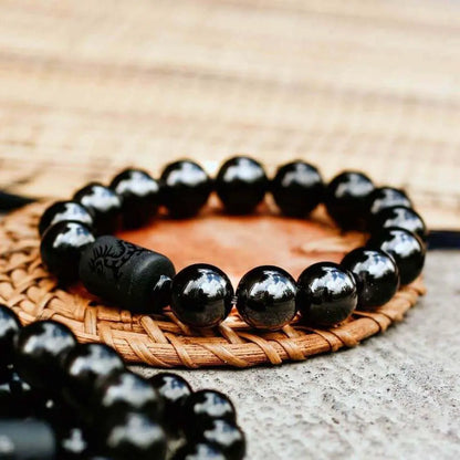 Pulseira Fênix em Obsidiana