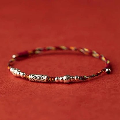 Pulseira Trançada Koi da Prosperidade