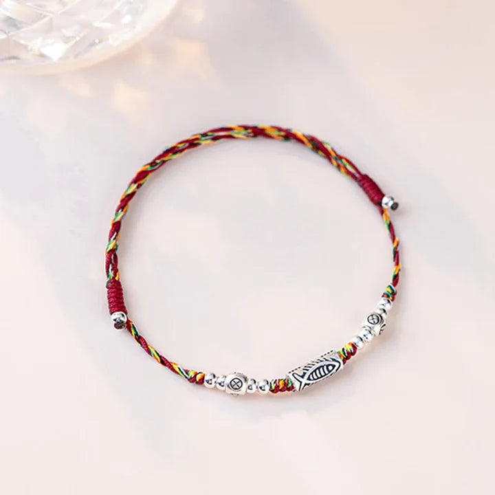 Pulseira Trançada Koi da Prosperidade