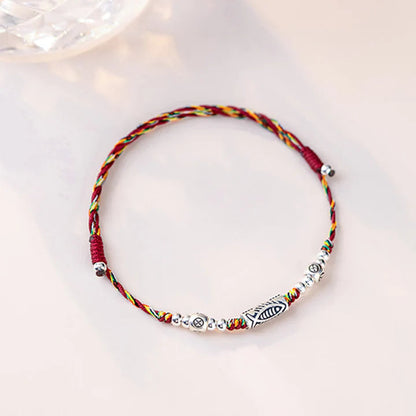 Pulseira Trançada Koi da Prosperidade
