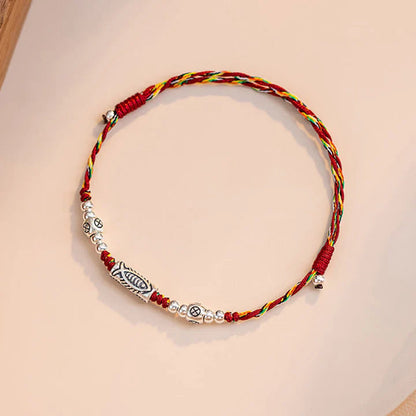 Pulseira Trançada Koi da Prosperidade