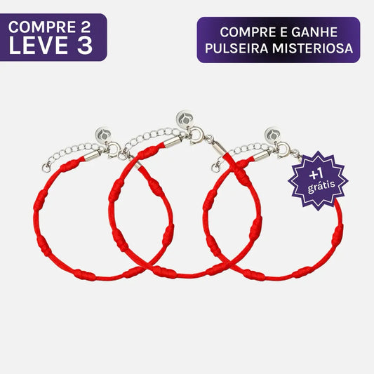 Compre 2 e Leve 3 Pulseiras Premium dos 7 Nós em Aço Inoxidável