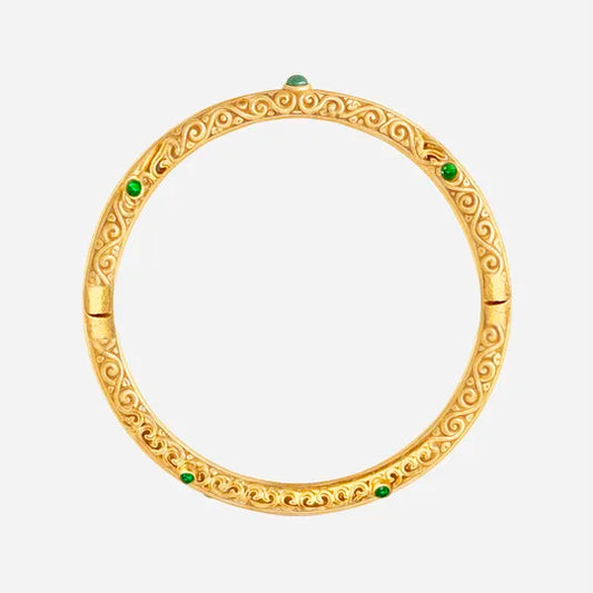 Pulseira da Calma em Jade Ciano — foto principal