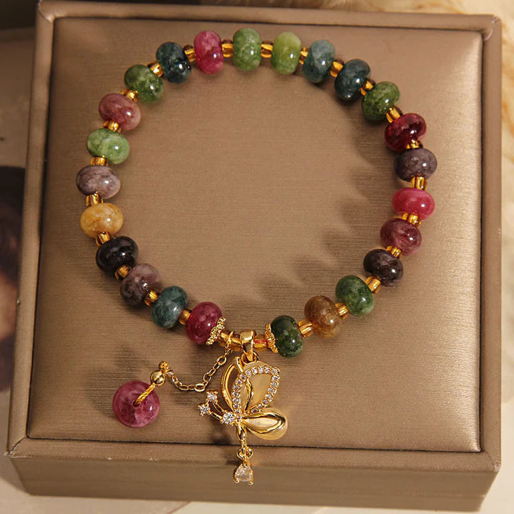 Pulseira da Paixão e Fortuna em Turmalina Colorida — estilo de vida
