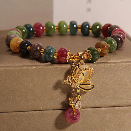 Pulseira da Paixão e Fortuna em Turmalina Colorida — estilo de vida