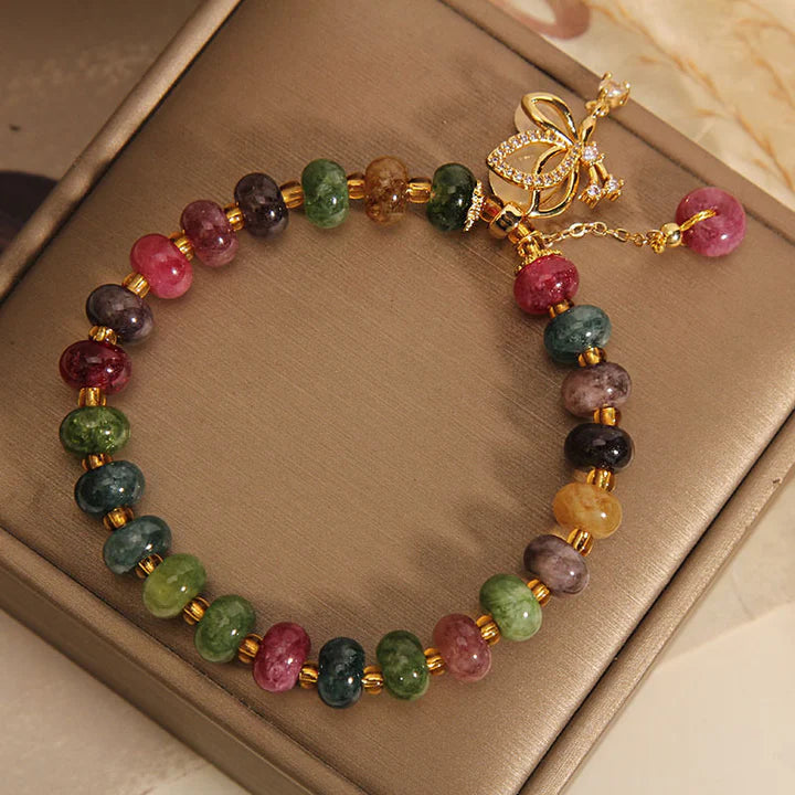 Pulseira da Paixão e Fortuna em Turmalina Colorida — estilo de vida