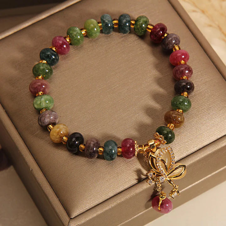 Pulseira da Paixão e Fortuna em Turmalina Colorida — estilo de vida
