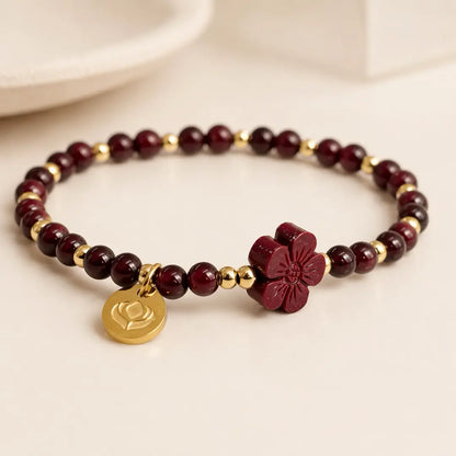Pulseira da Purificação em Granada Natural — foto principal