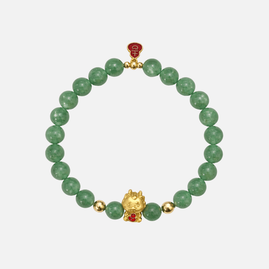 Pulseira da Sorte em Aventurina Verde