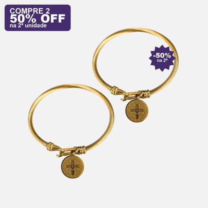 Pulseira de Proteção de São Bento — oferta compre 2 · 50% OFF na 2ª