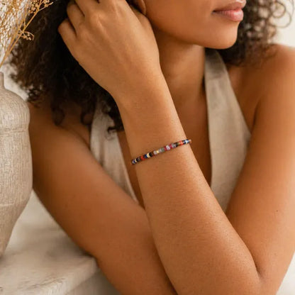 Pulseira do Alinhamento dos 7 Chakras — no pulso