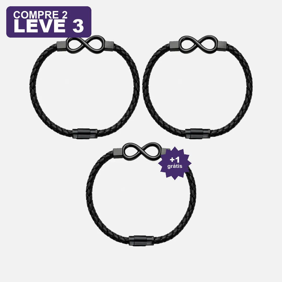 Pulseira do Equilíbrio Infinito — oferta leve 3 pague 2