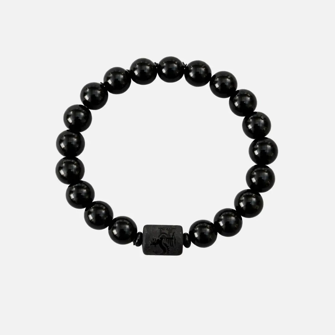 Pulseira Dragão em Obsidiana