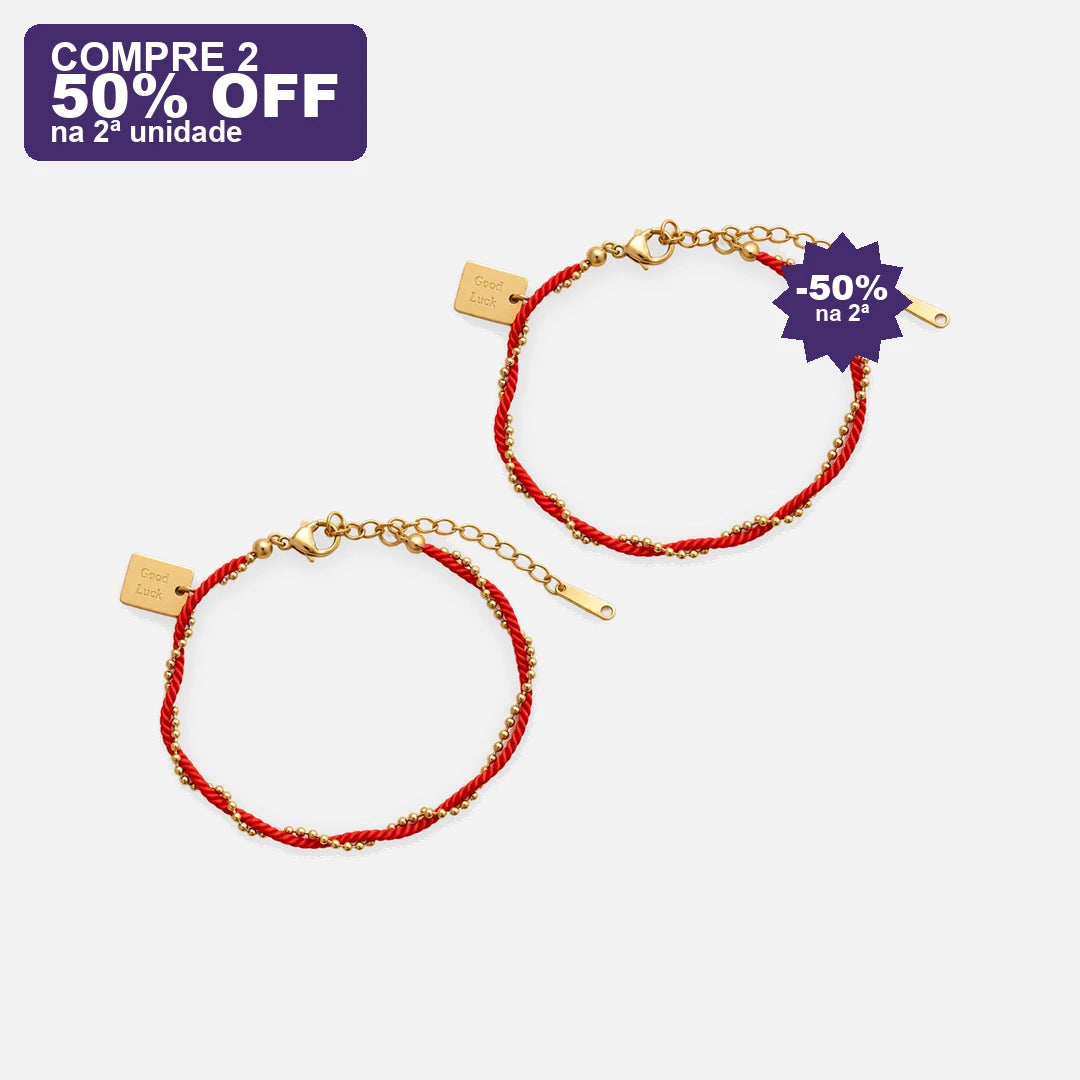 Pulseira Fio da Proteção — oferta compre 2 · 50% OFF na 2ª