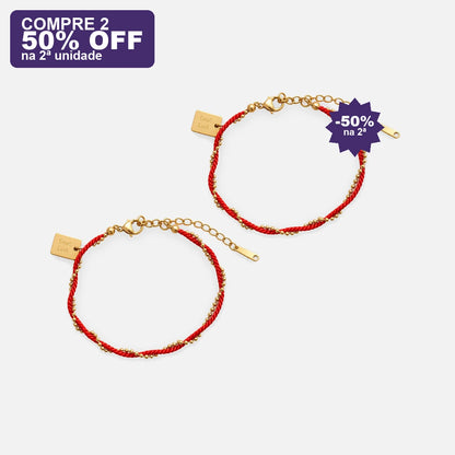 Pulseira Fio da Proteção — oferta compre 2 · 50% OFF na 2ª