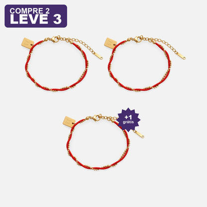 Pulseira Fio da Proteção — oferta leve 3 pague 2