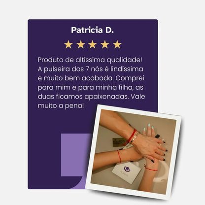 Pulseira Premium dos 7 Nós para Crianças