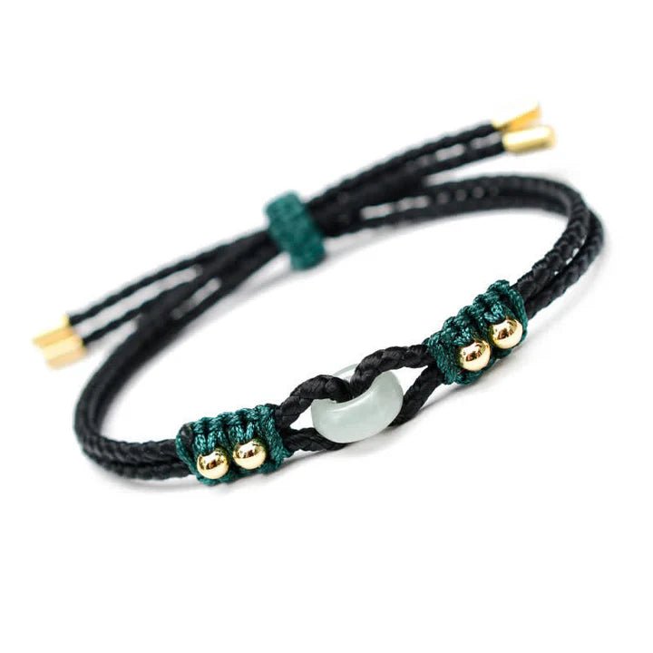 Pulseira Roda da Riqueza em Jade - Aurha