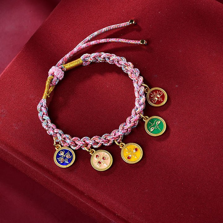 Pulseira Tibetana Cinco Deuses da Riqueza - Aurha