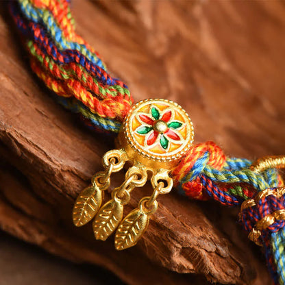 Pulseira Tibetana Colorida da Sorte — estilo de vida