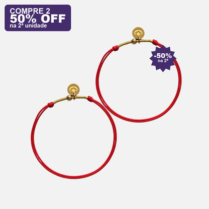 Pulseira Tibetana Conta Dourada — oferta compre 2 · 50% OFF na 2ª