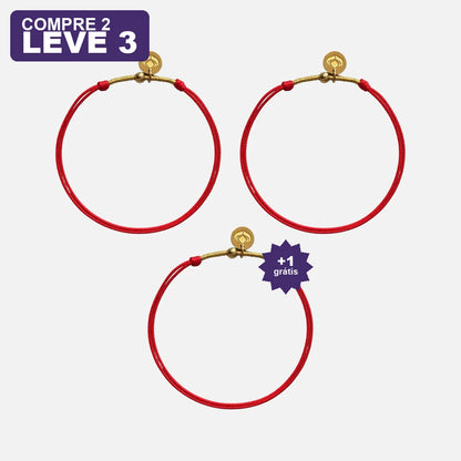 Pulseira Tibetana Conta Dourada — oferta leve 3 pague 2