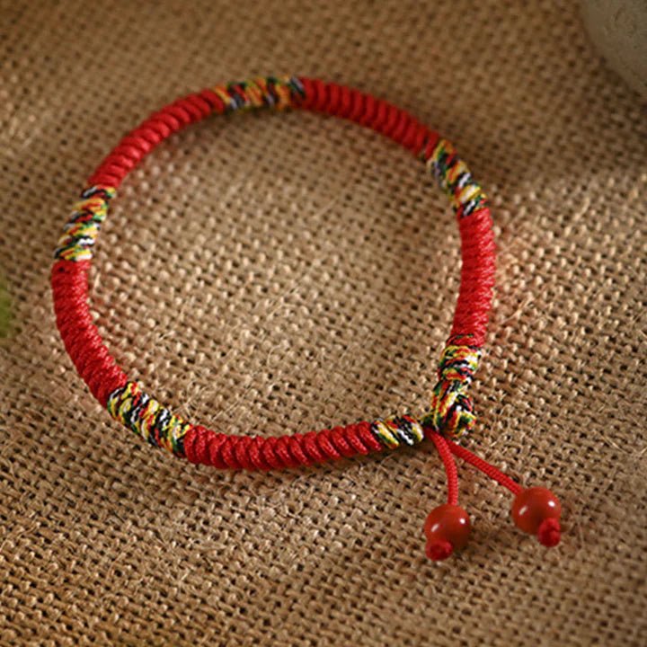 Pulseira Tibetana da Prosperidade Multicolor - Aurha