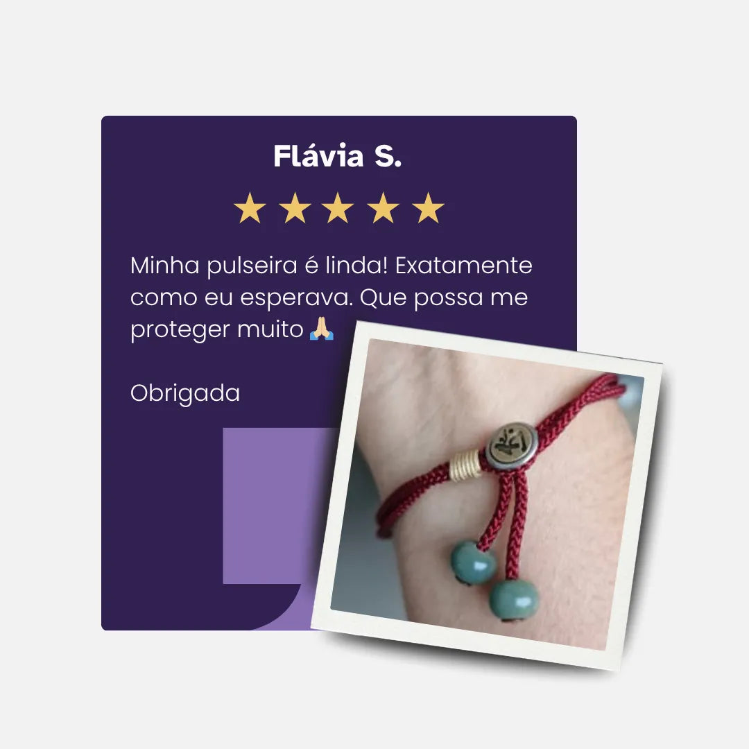 Pulseira Tibetana da Proteção