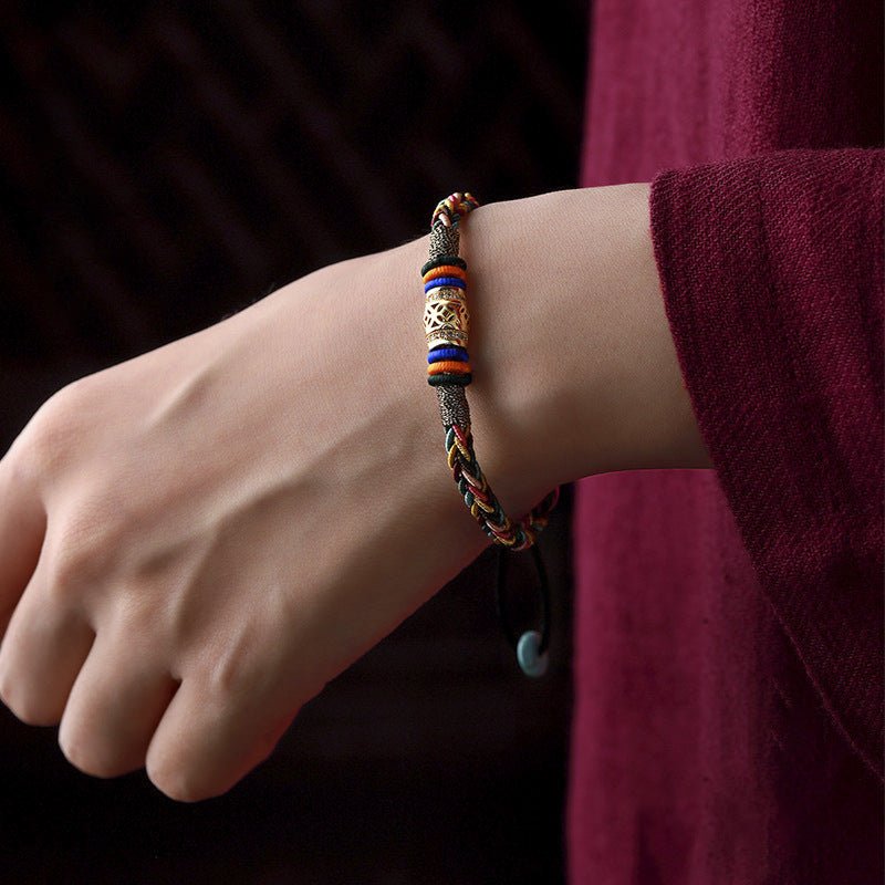 Pulseira Tibetana da Sorte - 8 Fios - Aurha