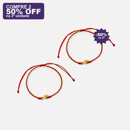 Pulseira Tibetana Dragão da Prosperidade — oferta compre 2 · 50% OFF na 2ª