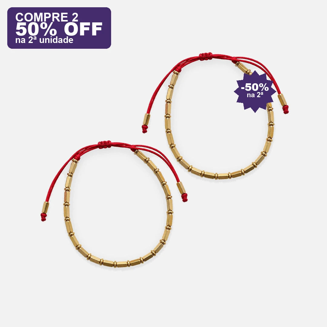 Pulseira Tibetana Elo da Prosperidade — oferta compre 2 · 50% OFF na 2ª