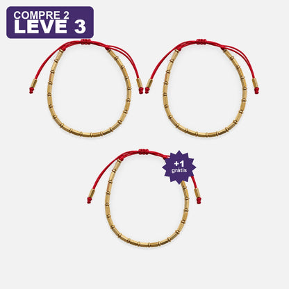 Pulseira Tibetana Elo da Prosperidade — oferta leve 3 pague 2