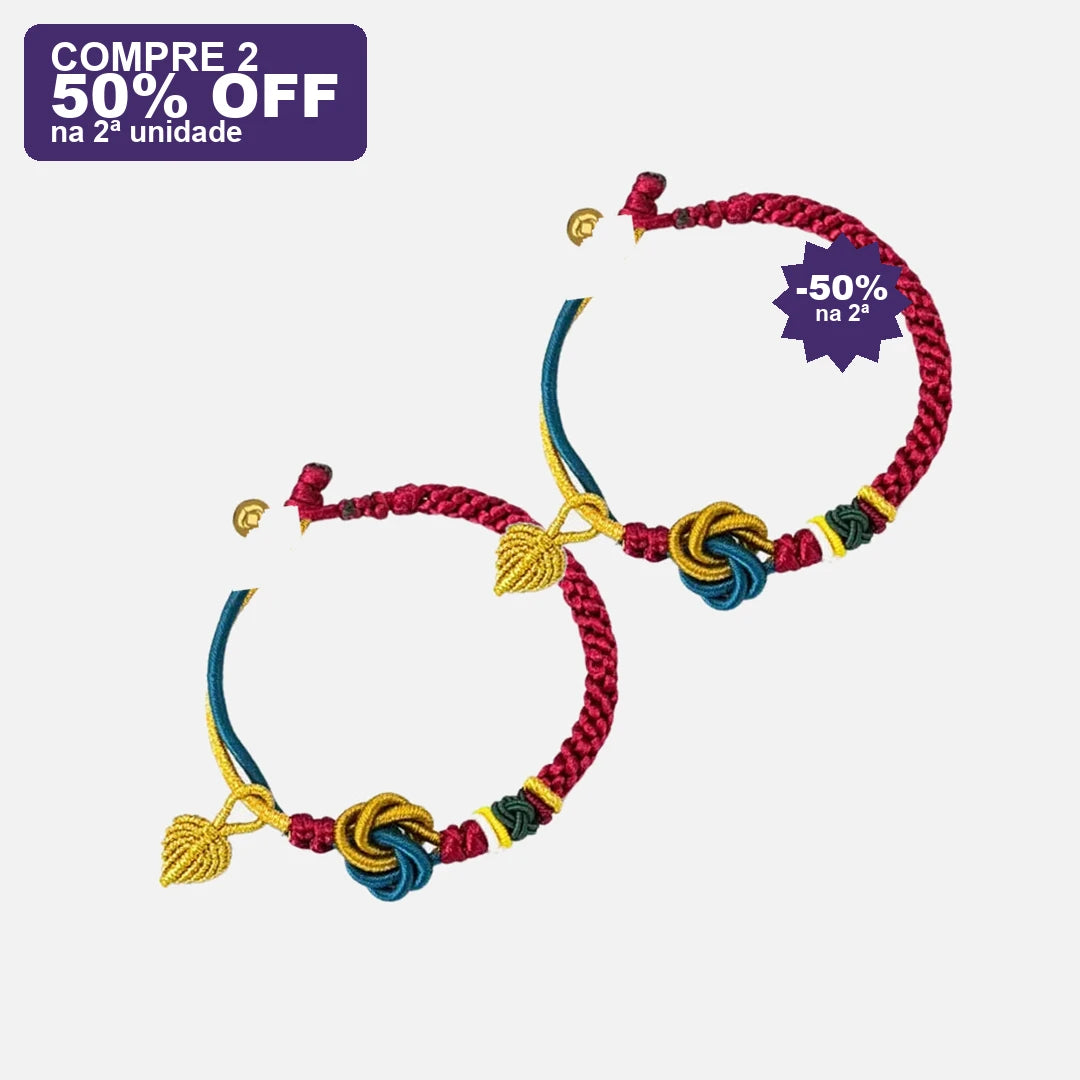 Pulseira Tibetana Mandala da Sorte — oferta compre 2 · 50% OFF na 2ª