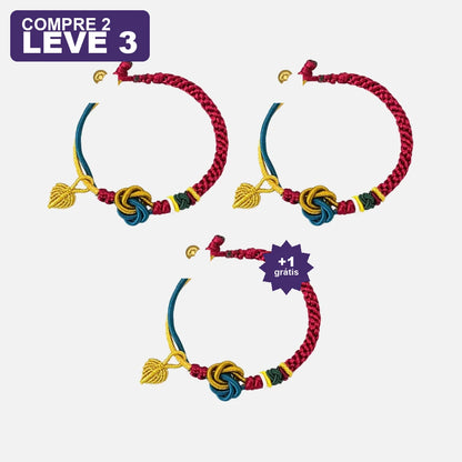 Pulseira Tibetana Mandala da Sorte — oferta leve 3 pague 2