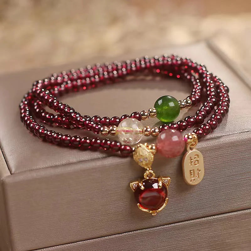 Pulseira Tripla Fortuna — estilo de vida