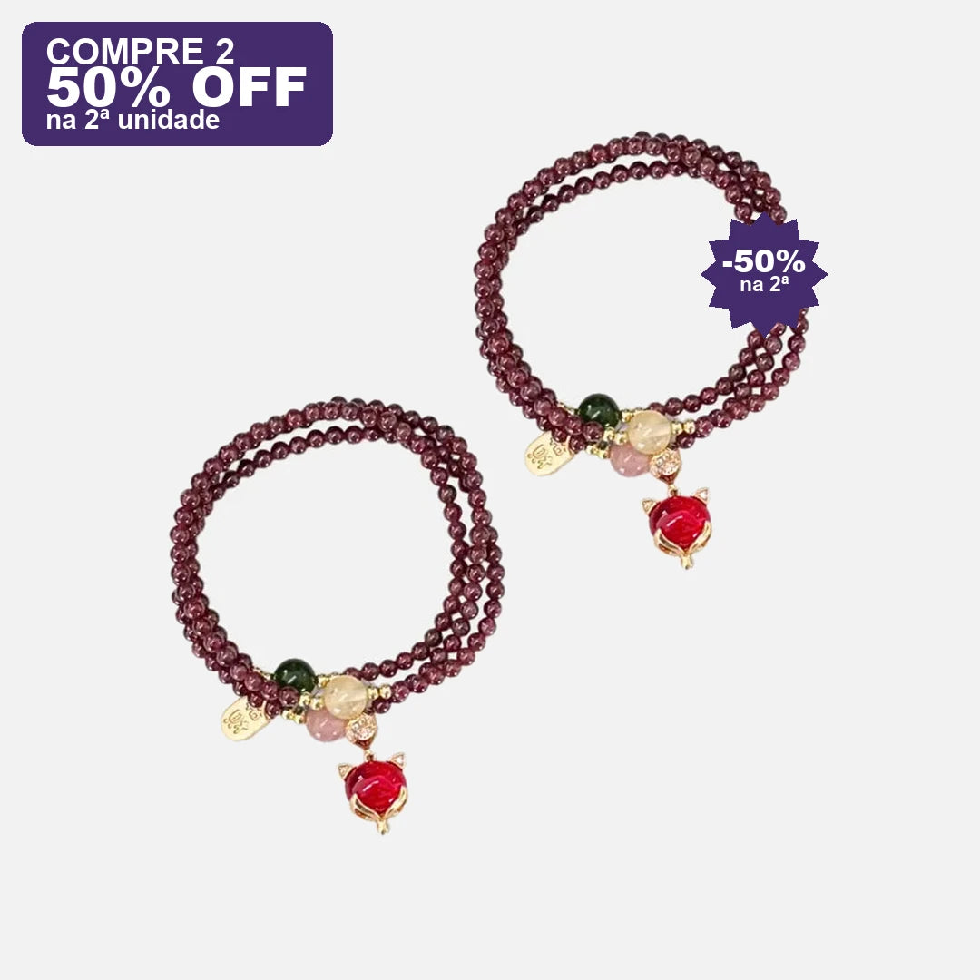 Pulseira Tripla Fortuna — oferta compre 2 · 50% OFF na 2ª
