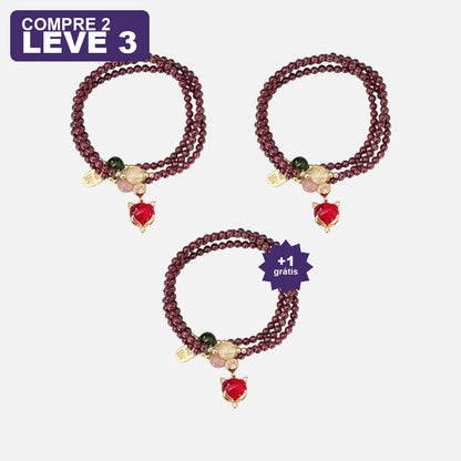 Pulseira Tripla Fortuna — oferta leve 3 pague 2