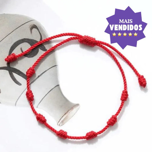 Pulseira Vermelha dos 7 Nós