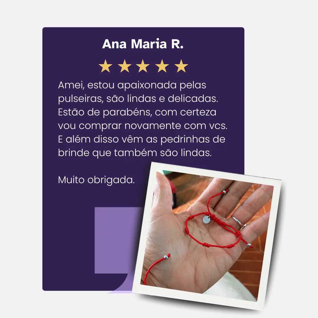 Kit 7 Nós Contra Inveja: 2 Pulseiras Premium dos 7 Nós