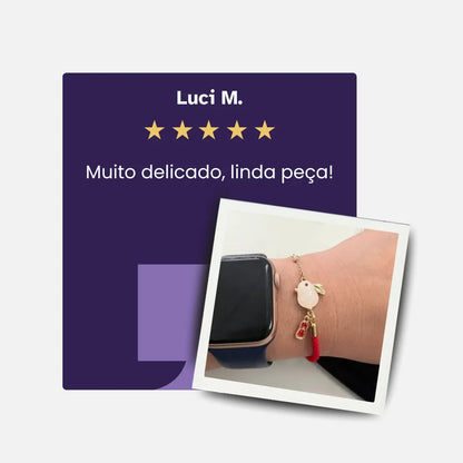 Pulseira Coelho da Sorte em Jade