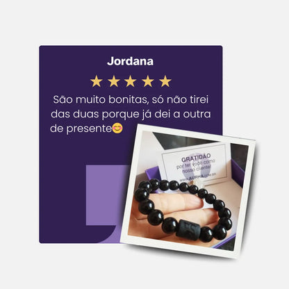 Kit Casal Fênix e Dragão em Obsidiana