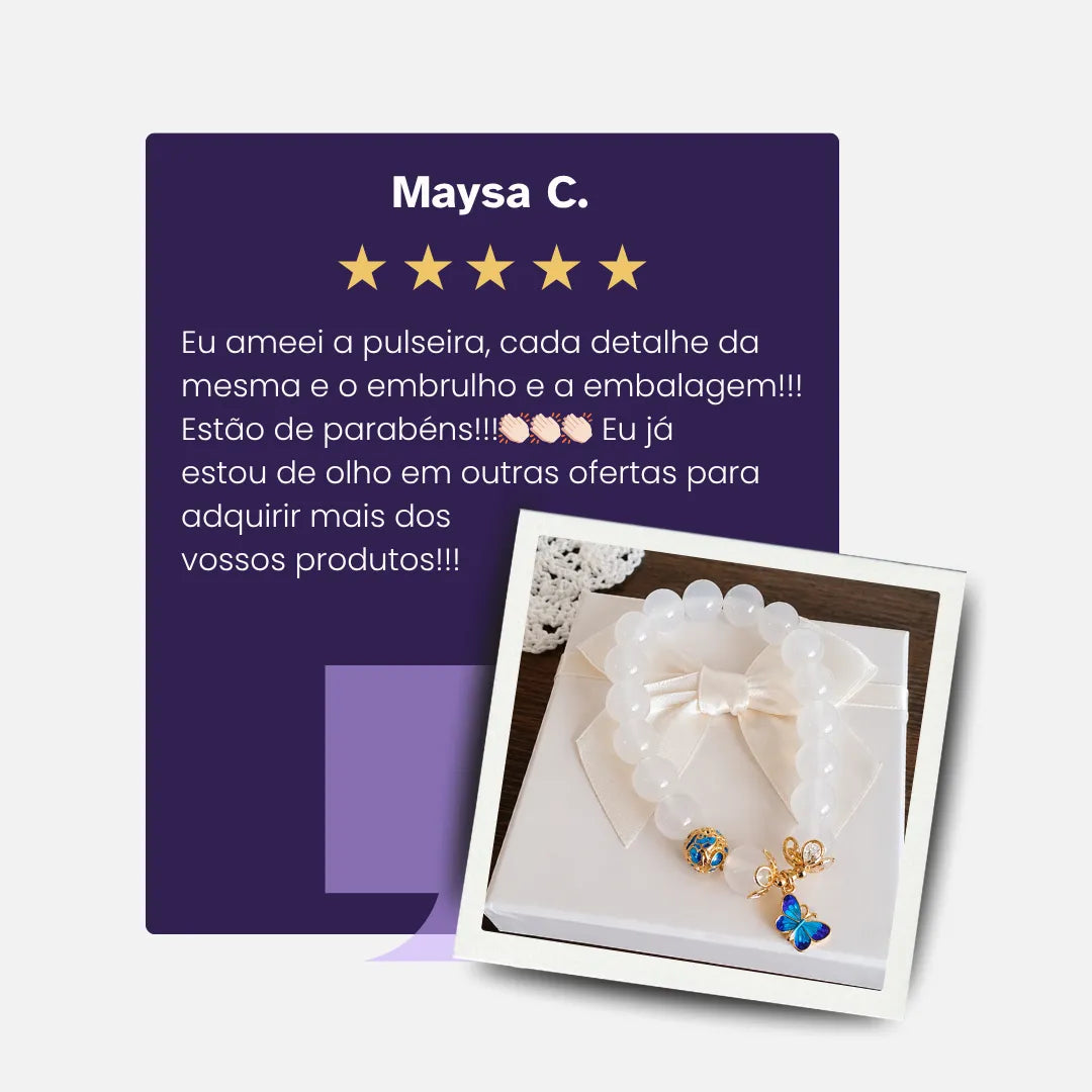 Pulseira Branca da Transformação