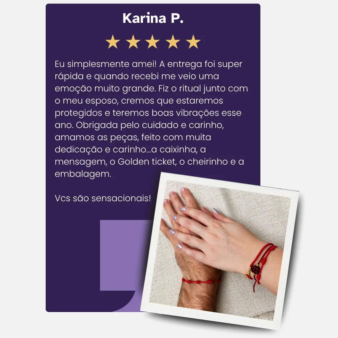 Kit 5 Pulseiras dos 7 Nós